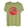 Sakura Heart Cherry Blossom Tree Japanische Kunst T-Shirt