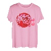 Sakura Heart Cherry Blossom Tree Japanische Kunst T-Shirt