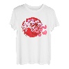 Sakura Heart Cherry Blossom Tree Japanische Kunst T-Shirt