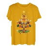 Gitarre Weihnachten Gitarren Baumlichter Lustiges Geschenk T-Shirt