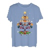 Gitarre Weihnachten Gitarren Baumlichter Lustiges Geschenk T-Shirt