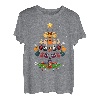 Gitarre Weihnachten Gitarren Baumlichter Lustiges Geschenk T-Shirt