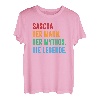 Sascha Geschenk personalisiertes witziger Spruch T-Shirt