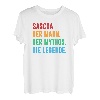Sascha Geschenk personalisiertes witziger Spruch T-Shirt