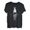 Bullterrier Bull Terrier Hund Wasser See Reflektion Geschenk T-Shirt