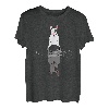 Bullterrier Bull Terrier Hund Wasser See Reflektion Geschenk T-Shirt