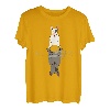 Bullterrier Bull Terrier Hund Wasser See Reflektion Geschenk T-Shirt
