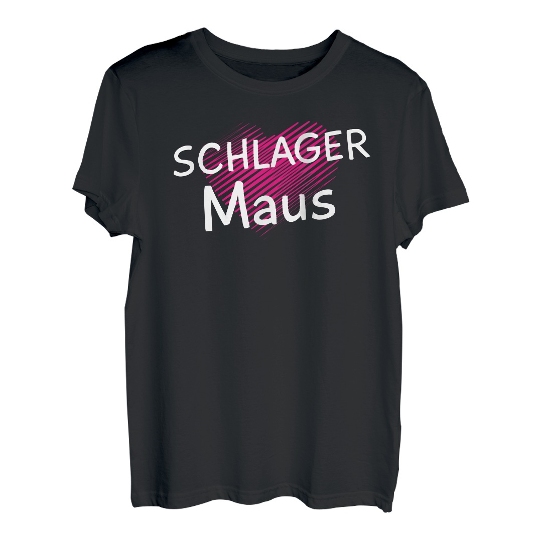 Schlager T Shirt Damen Schlagermaus Geschenk Fan Shirt