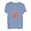 Abstrakt Rentier Hirsch Geweih Hirschkopf Reh Jäger T-Shirt