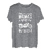 Damen Nur die coolen Mamas fahren Motorrad Moped Biker Mutter T-Shirt