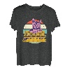 Retro Vintage Katze spielt Analog Synthesizer Techno Music T-Shirt