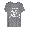 Herren Super Vater Super Schiedsrichter Schiri Fußballer Fußball T-Shirt