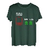 Herren Müde Papa Geschenke von Tochter zu Papa 2 Mädchen Low Battery T-Shirt