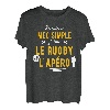 Herren Lustiges Geschenk Apero Rugby T-Shirt T-Shirt