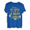 Herren Lustiges Geschenk Apero Rugby T-Shirt T-Shirt