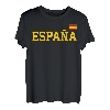 Spanien T-Shirt Damen Herren Kinder Spanische Flagge Rot España T-Shirt