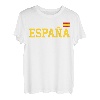 Spanien T-Shirt Damen Herren Kinder Spanische Flagge Rot España T-Shirt
