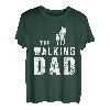 Herren The Walking Dad Vater Gehen Sohn Tochter Spazieren Papa T-Shirt
