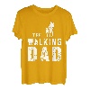 Herren The Walking Dad Vater Gehen Sohn Tochter Spazieren Papa T-Shirt