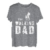 Herren The Walking Dad Vater Gehen Sohn Tochter Spazieren Papa T-Shirt
