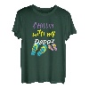 Kinder Vater Tochter Partnerlook Mädchen TShirt Flip Flop Sommer T-Shirt