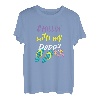 Kinder Vater Tochter Partnerlook Mädchen TShirt Flip Flop Sommer T-Shirt