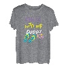 Kinder Vater Tochter Partnerlook Mädchen TShirt Flip Flop Sommer T-Shirt