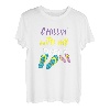 Kinder Vater Tochter Partnerlook Mädchen TShirt Flip Flop Sommer T-Shirt