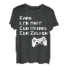 Papa Zocker Vater Gamer Geburtstag Spruch Lustig Geschenk T-Shirt