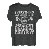 Herren Everything Tastes Better When Grandpa Grills It T-Shirt
