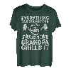Herren Everything Tastes Better When Grandpa Grills It T-Shirt