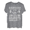 Herren Everything Tastes Better When Grandpa Grills It T-Shirt