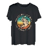 Barsch Angeln Retro Sonnenuntergang Angler Outdoor Sport T-Shirt