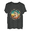 Barsch Angeln Retro Sonnenuntergang Angler Outdoor Sport T-Shirt
