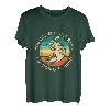 Barsch Angeln Retro Sonnenuntergang Angler Outdoor Sport T-Shirt