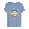 Barsch Angeln Retro Sonnenuntergang Angler Outdoor Sport T-Shirt