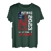 Cool Retirement USA Flag im Ruhestand 2023 Nicht mehr mein Problem T-Shirt