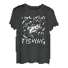 Ich habe den Krebs besiegt, jetzt gehe ich angeln T-Shirt