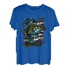 Angeln und eine amerikanische Flagge - Largemouth Bass T-Shirt