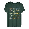 Arten von Süßwasserfischarten Biologie Angeln T-Shirt