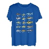 Arten von Süßwasserfischarten Biologie Angeln T-Shirt