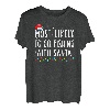 Gehen Sie höchstwahrscheinlich mit Santa Fishing Lover Christmas angeln T-Shirt
