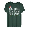 Gehen Sie höchstwahrscheinlich mit Santa Fishing Lover Christmas angeln T-Shirt
