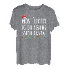 Gehen Sie höchstwahrscheinlich mit Santa Fishing Lover Christmas angeln T-Shirt