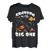 Grandpa Of The Big One Geburtstag Angeln Thema Bday T-Shirt