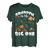 Grandpa Of The Big One Geburtstag Angeln Thema Bday T-Shirt