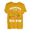 Grandpa Of The Big One Geburtstag Angeln Thema Bday T-Shirt