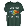 Funny I Like Rainbowfish Fish And Maybe 3 Personen T-Shirt