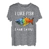 Funny I Like Rainbowfish Fish And Maybe 3 Personen T-Shirt