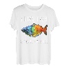 Funny I Like Rainbowfish Fish And Maybe 3 Personen T-Shirt